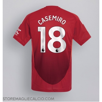 Manchester United Casemiro #18 Maglia Gara Casa Repliche 2024-25